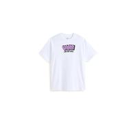 Vans - Camiseta de corte holgado y manga corta Vans Graff, Hombre, Blanco, Talla: S