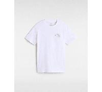 Vans - Camiseta Metal University, Mujer, Blanco, Talla: S