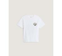 Vans - Camiseta Metal Wall de niños (8-14 años), Blanco, Talla: M