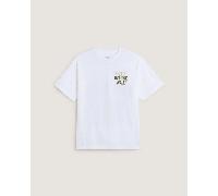 Vans - Camiseta Metal Wall, Hombre, Blanco, Talla: XS