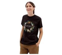Vans - Camiseta Mujer Wreath of Flowers VN00050EXTF - Color Negro, Talla XS
