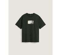 Vans - Camiseta Original Standards, Hombre, Verde, Talla: XXL