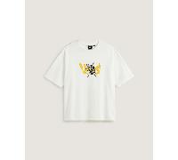Vans - Camiseta Raw Instinct, Hombre, Blanco, Talla: S