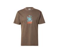 VANS Camiseta 'Retro' azul cielo / marrón / naranja L azul cielo / marrón / naranja