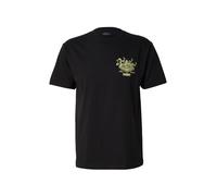 VANS Camiseta 'Scratched Records' verde claro / negro S verde claro / negro