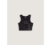Vans - Camiseta sin mangas ajustada Monotonic, Mujer, Negro, Talla: XS