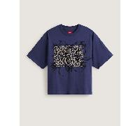 Vans - Camiseta Skate Blurred, Hombre, Navy, Talla: L
