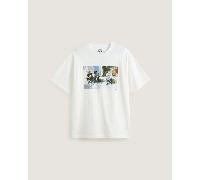 Vans - Camiseta Skate Curb de Atiba Jefferson, Hombre, Blanco, Talla: XS