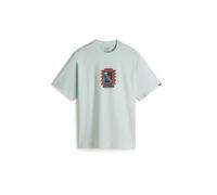 VANS Camiseta 'Skull Window' menta / negro XXL menta / negro