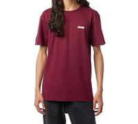 Vans Camiseta SS para Hombre, Color borgoña y Blanco, Talla XXL, Borgoña y Blanco, XXL