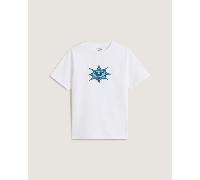 Vans - Camiseta Star Checker de niños (8-14 años), Blanco, Talla: XL