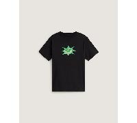 Vans - Camiseta Star Checker de niños (8-14 años), Negro, Talla: L