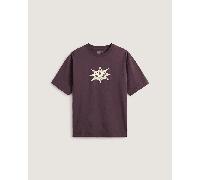 Vans - Camiseta Star Checker, Hombre, Azul, Talla: XL