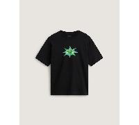 Vans - Camiseta Star Checker, Hombre, Negro, Talla: L