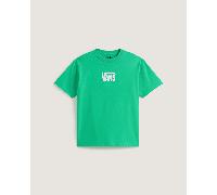 Vans - Camiseta Stretch Logo, Hombre, Verde, Talla: M