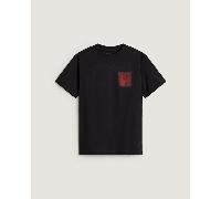 Vans - Camiseta Stretch Stack Crackle, Hombre, Negro, Talla: XS