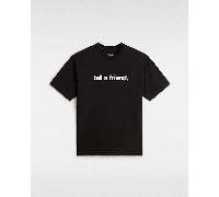 VANS Camiseta 'Tell A Friend' negro / blanco XL negro / blanco