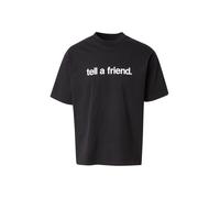 VANS Camiseta 'Tell A Friend' negro / blanco L negro / blanco