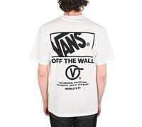 Vans Camiseta Tipo T-Shirt Stacked Hi S/S Blanca Algodón