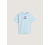 Vans - Camiseta Torched Logo de niños (8-14 años), Azul, Talla: M