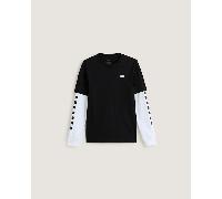 Vans - Camiseta Twofer de niños (8-14 años), Negro, Talla: XL