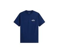 Vans Hombre Camiseta con Logotipo En La Espalda De Doble Estándar, Deep Indigo, XS
