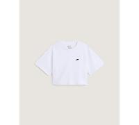 Vans - Camiseta W SALTON RELAX CROP, Mujer, Blanco, Talla: S