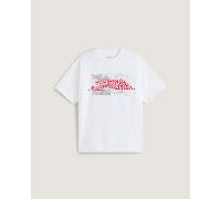 Vans - Camiseta Wave Check, Hombre, Blanco, Talla: XL