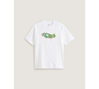 Vans - Camiseta Wavy Script, Hombre, Blanco, Talla: XXL