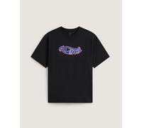 Vans - Camiseta Wavy Script, Hombre, Negro, Talla: L