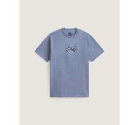 Vans - Camiseta Wild Circle, Hombre, Azul, Talla: XL