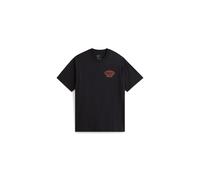 Vans - Camiseta de corte holgado World Tour, Hombre, Negro, Talla: M