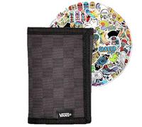 VANS Cartera de velcro tri-fold hombre con monedero y tarjetero 2025, Negro , Talla única, Trifold