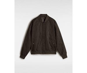 Vans - Cazadora bómber acolchada Bennet, Mujer, Marrón, Talla: XL