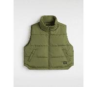 Vans - Chaleco MTE Foundry, Mujer, Verde, Talla: XXL