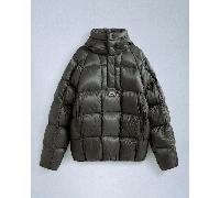 Vans - Chaqueta acolchada Act Of Disagreement, Hombre, Gris, Talla: XL