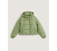 Vans - Chaqueta acolchada corta Hillgate, Mujer, Verde, Talla: XL
