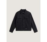 Vans - Chaqueta con cremallera McAvoy Station, Hombre, Negro, Talla: XS
