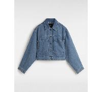 Vans - Chaqueta corta de denim Raynes, Mujer, Azul, Talla: XXS