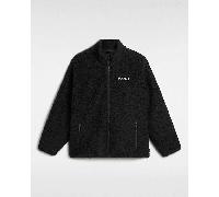 Vans - Chaqueta de borreguillo con cremallera integral Nimi, Hombre, Negro, Talla: S