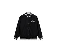 VANS Chaqueta de entretiempo negro / blanco, Talla L