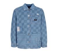Vans - Check Denim Printed Jacket - Jackets - Mujer - Azul - L -