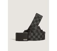 Vans - Cinturón de tela Deppster II, Hombre, Gris, Talla: Talla única