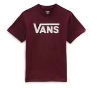 Vans Classic Camiseta, Burgundy-Grey, 8-10 Years Unisex Niños