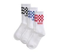 Vans Classic Check Crew Calcetines, Blanco, L para Hombre