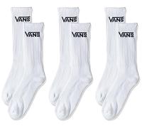 Vans Classic Crew (9.5-13, 3pk), Calcetines Hombre, Blanco, 42.5-47 Paquete De 3
