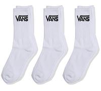 Vans Classic Crew Boys 3 Pack Calcetines, Blanco (White), Talla única (Pack de 3) para Niños