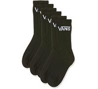 Vans Classic Crew Boys 3 Pack, Calcetines Niños, Negro (black), Talla Única Paquete De