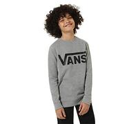 Vans Classic Crew S Sudadera, Gris (Concrete Heather/Black), Small para Niños