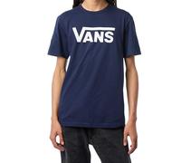 Vans Classic Drop V SS Crew tee-b Camiseta, Azul Marino Y Blanco, M para Hombre